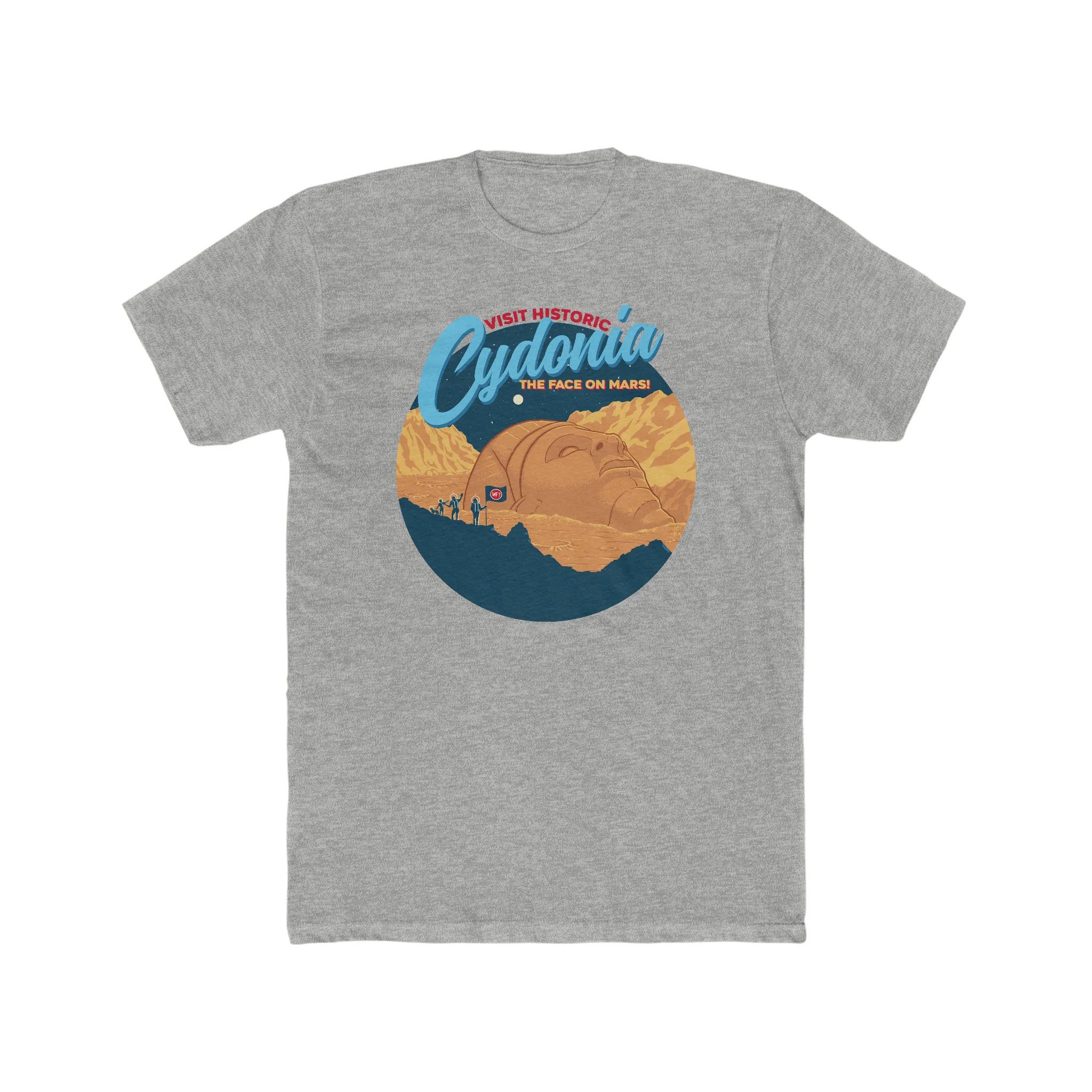 Face of Mars:Cydonia T-Shirt - Image 3