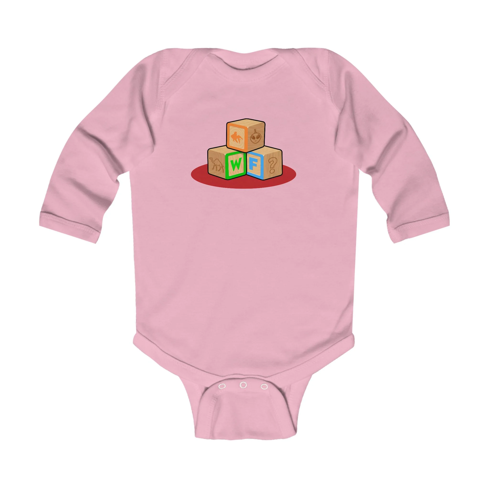 Alpha-Block Long Sleeve Bodysuit - Image 3