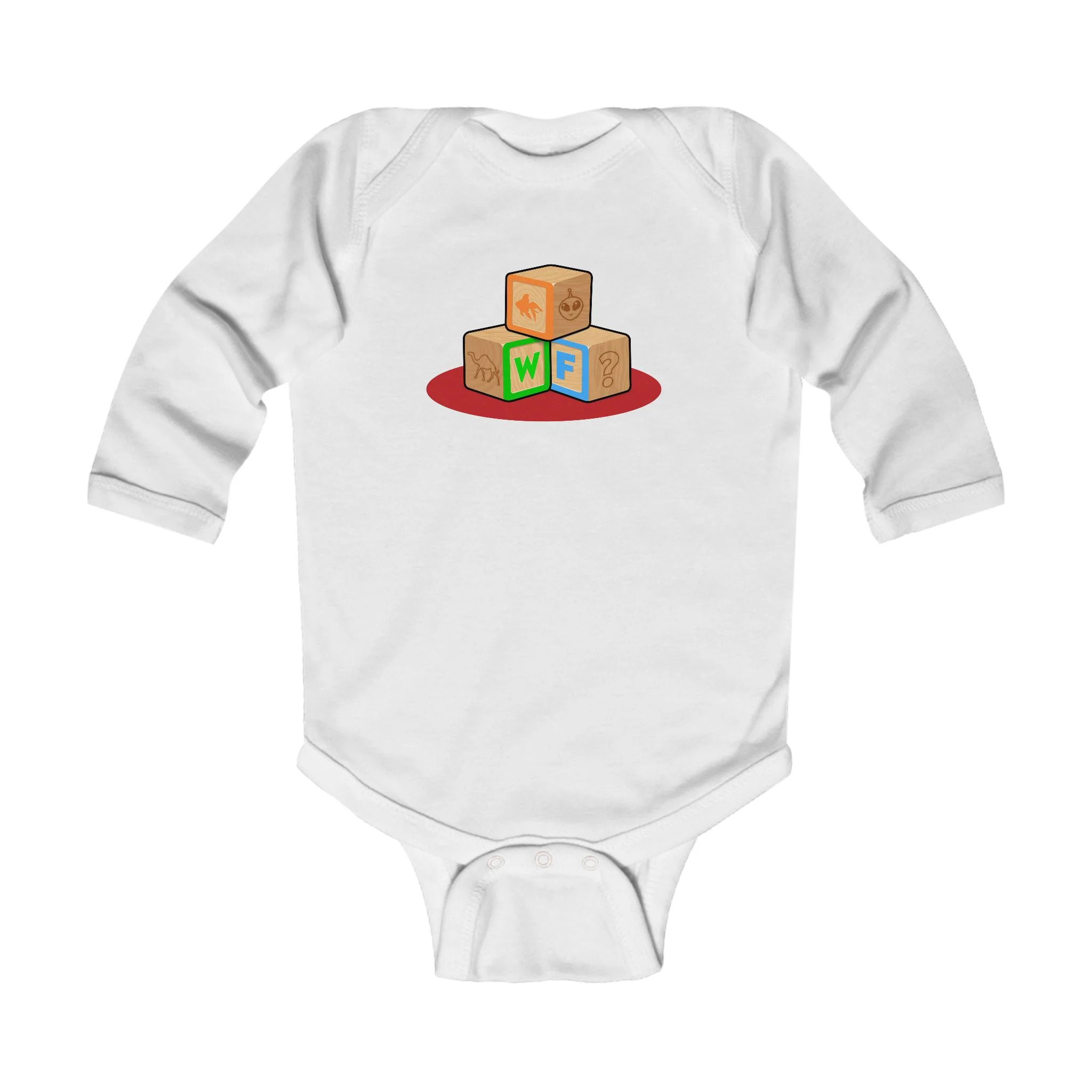 Alpha-Block Long Sleeve Bodysuit - Image 4