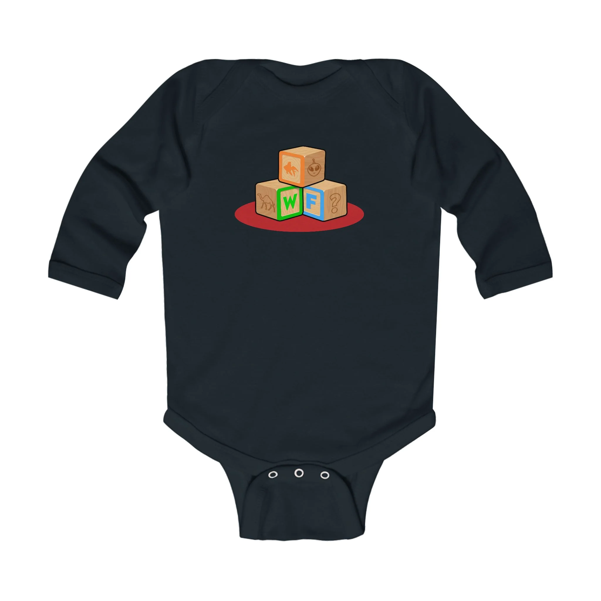 Alpha-Block Long Sleeve Bodysuit - Image 5