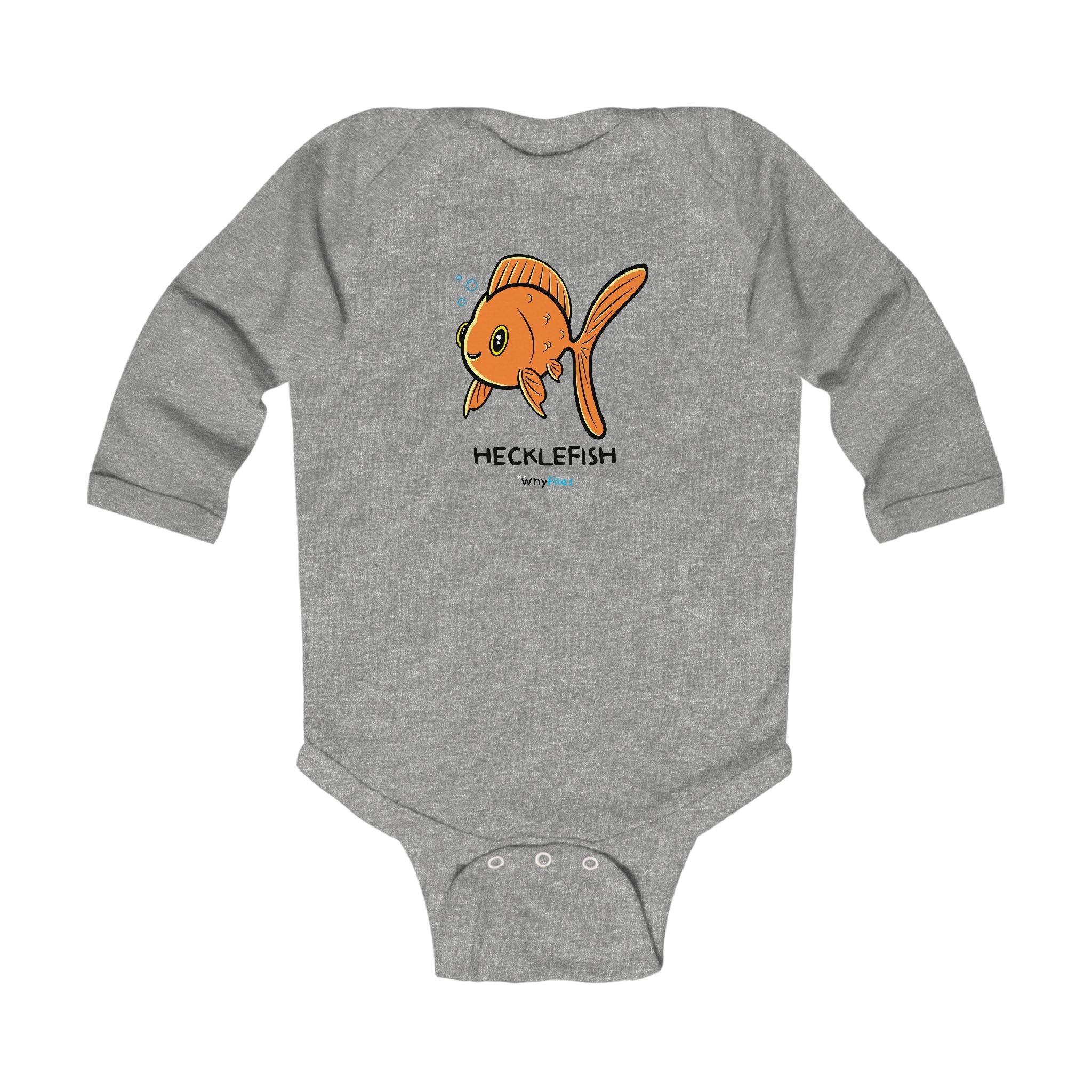 Baby Hecklefish Long Sleeve Bodysuit - Image 3