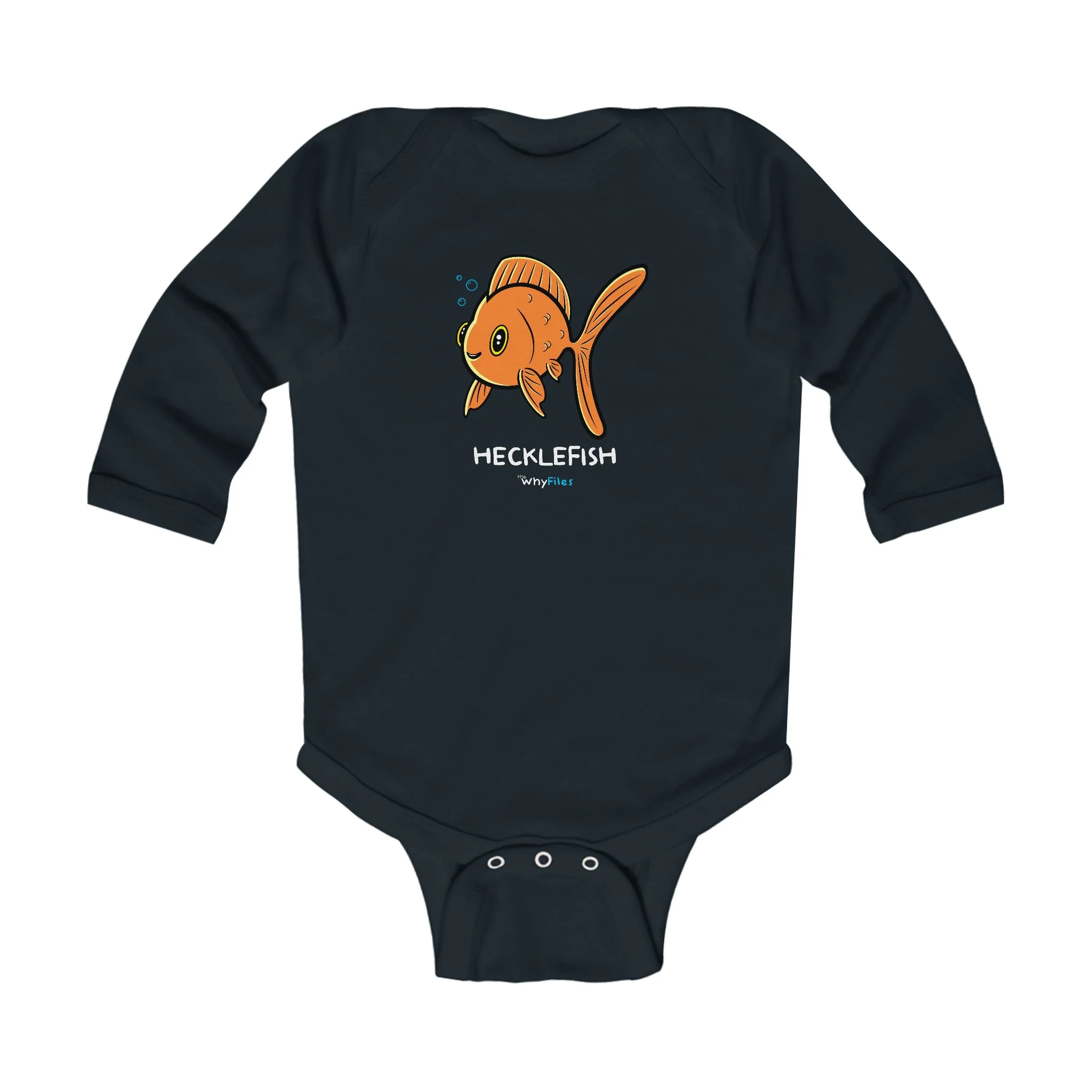 Baby Hecklefish Long Sleeve Bodysuit - Image 5