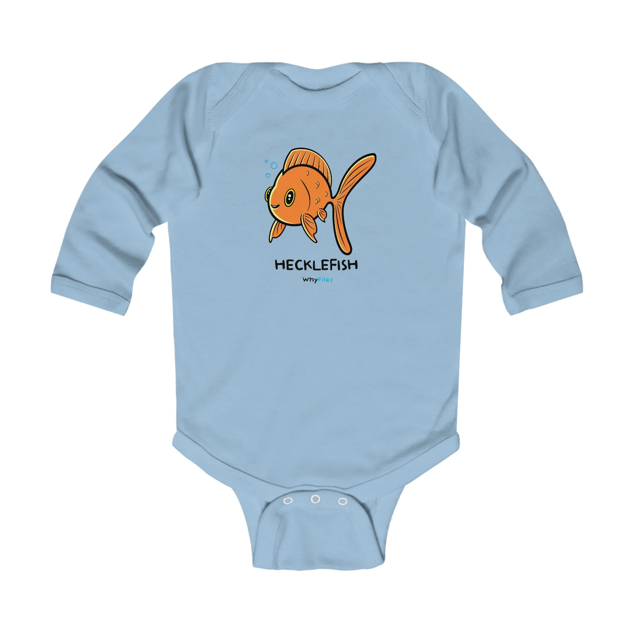 Baby Hecklefish Long Sleeve Bodysuit - Image 6