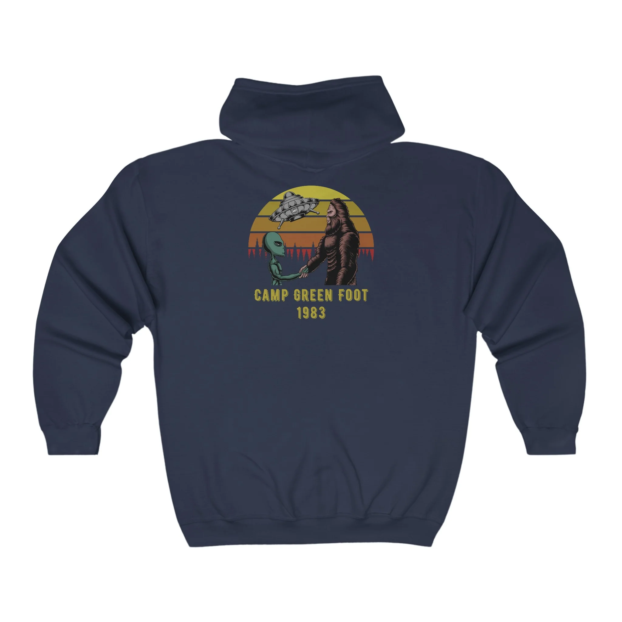Camp Green Foot 1983 Full Zip Hoodie - Image 10