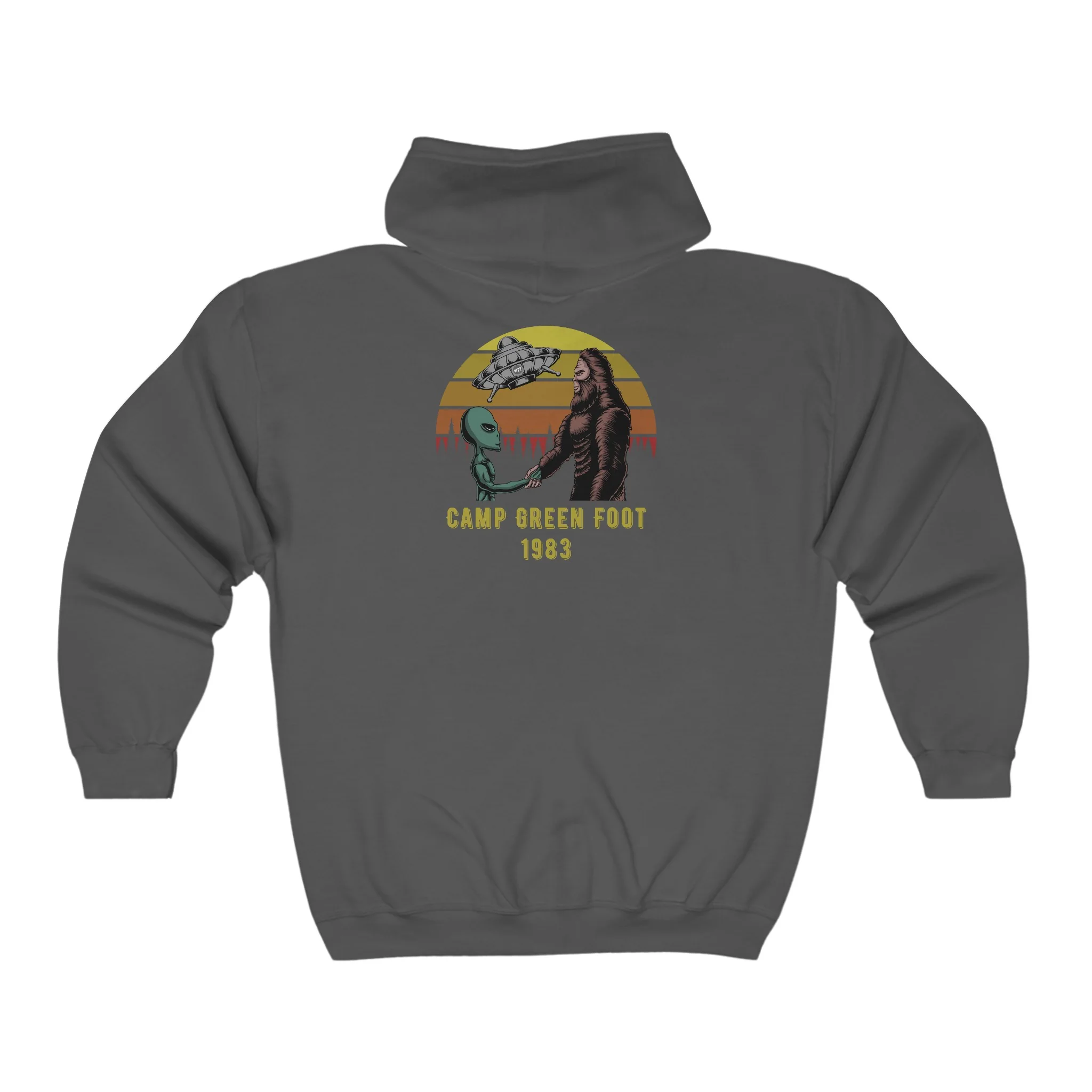 Camp Green Foot 1983 Full Zip Hoodie - Image 4