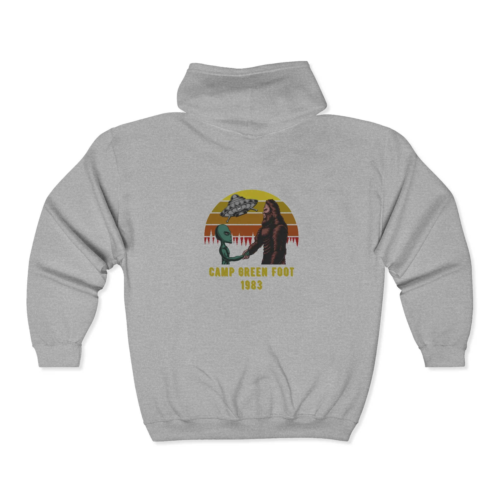 Camp Green Foot 1983 Full Zip Hoodie - Image 8