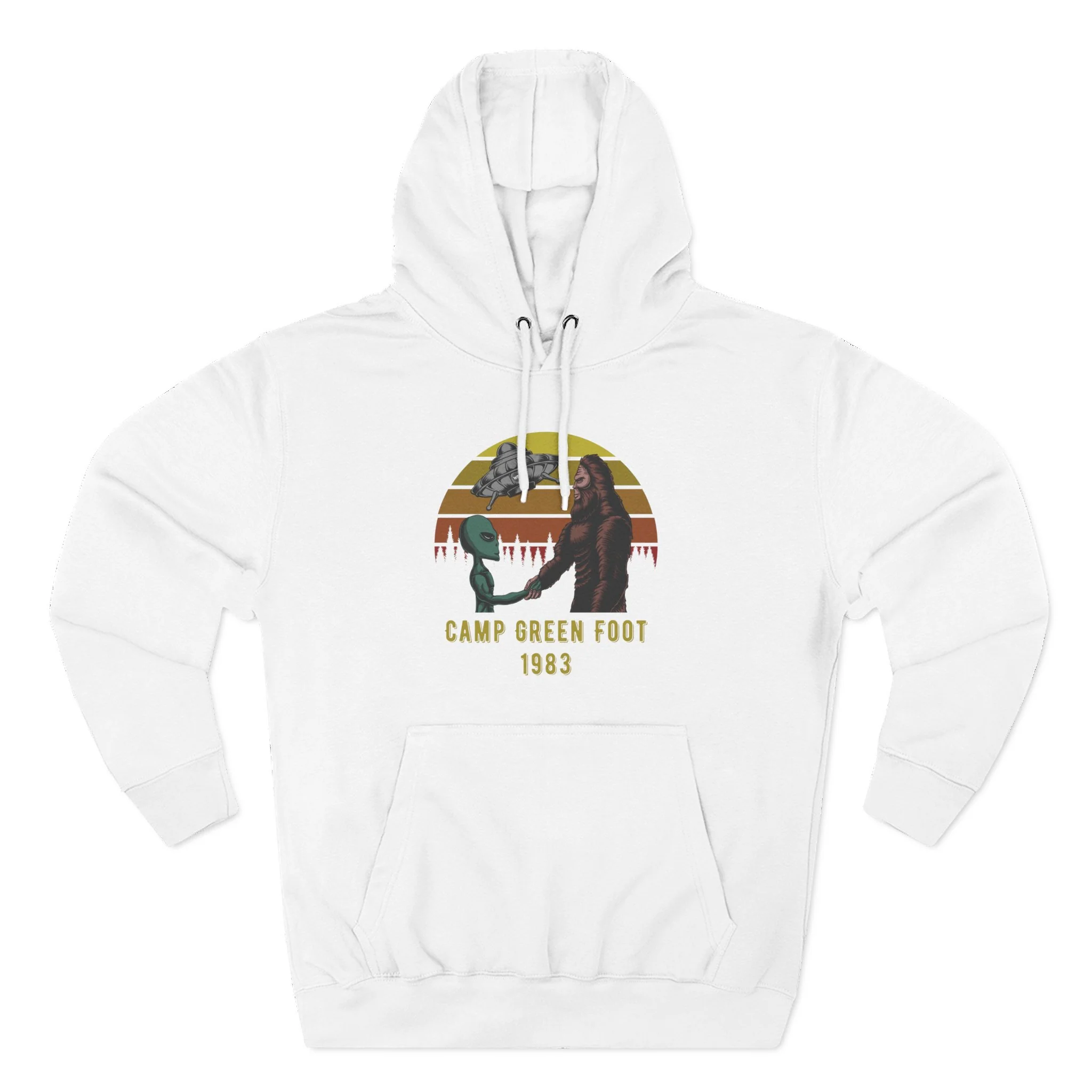 Camp Green Foot 1983 Pullover Hoodie - Image 4