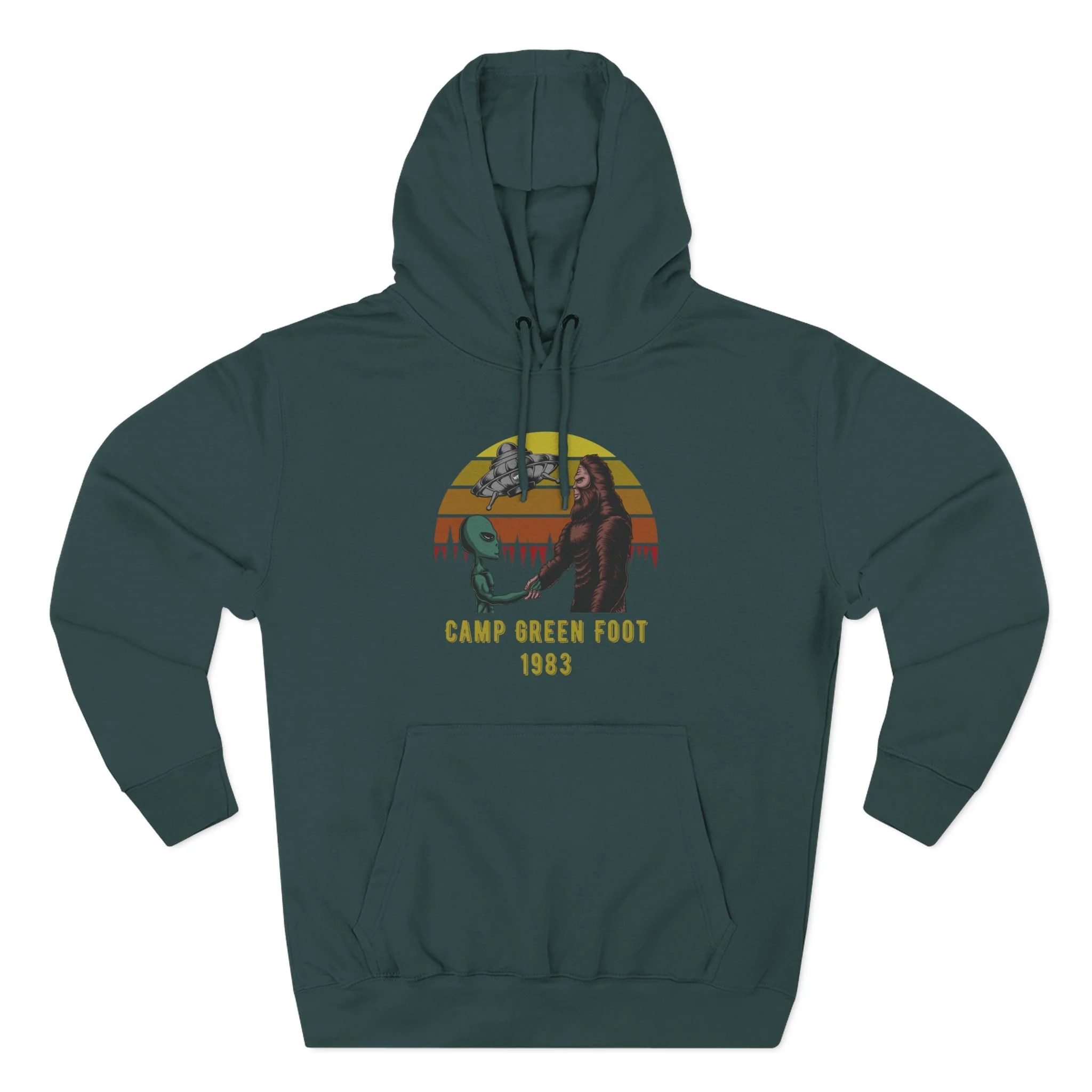 Camp Green Foot 1983 Pullover Hoodie - Image 6