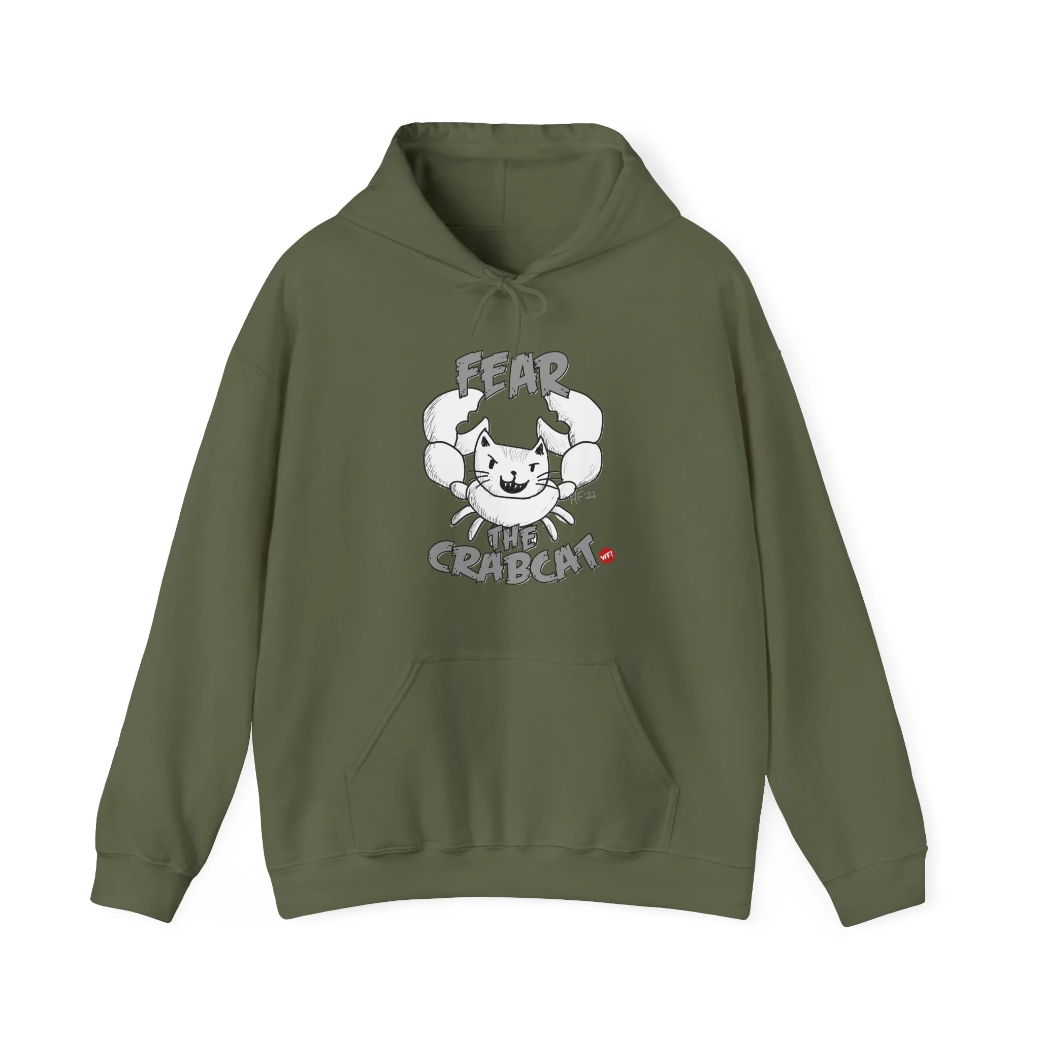 Fear the Crabcat Pullover Hoodie - Image 6