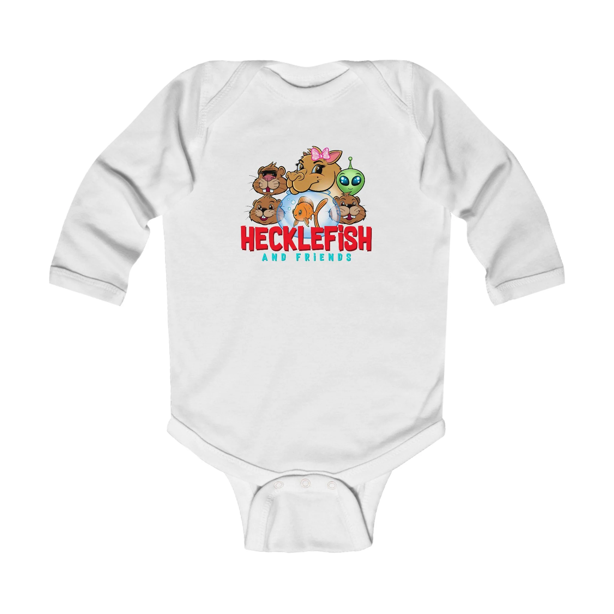 Hecklefriends Long Sleeve Bodysuit - Image 4