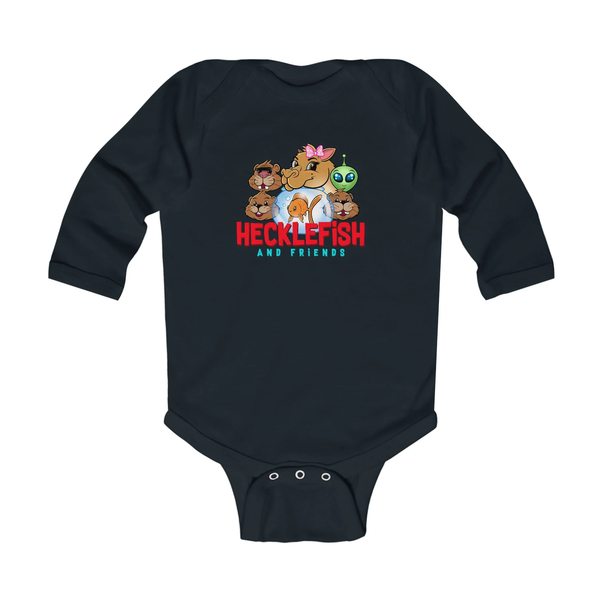 Hecklefriends Long Sleeve Bodysuit - Image 5