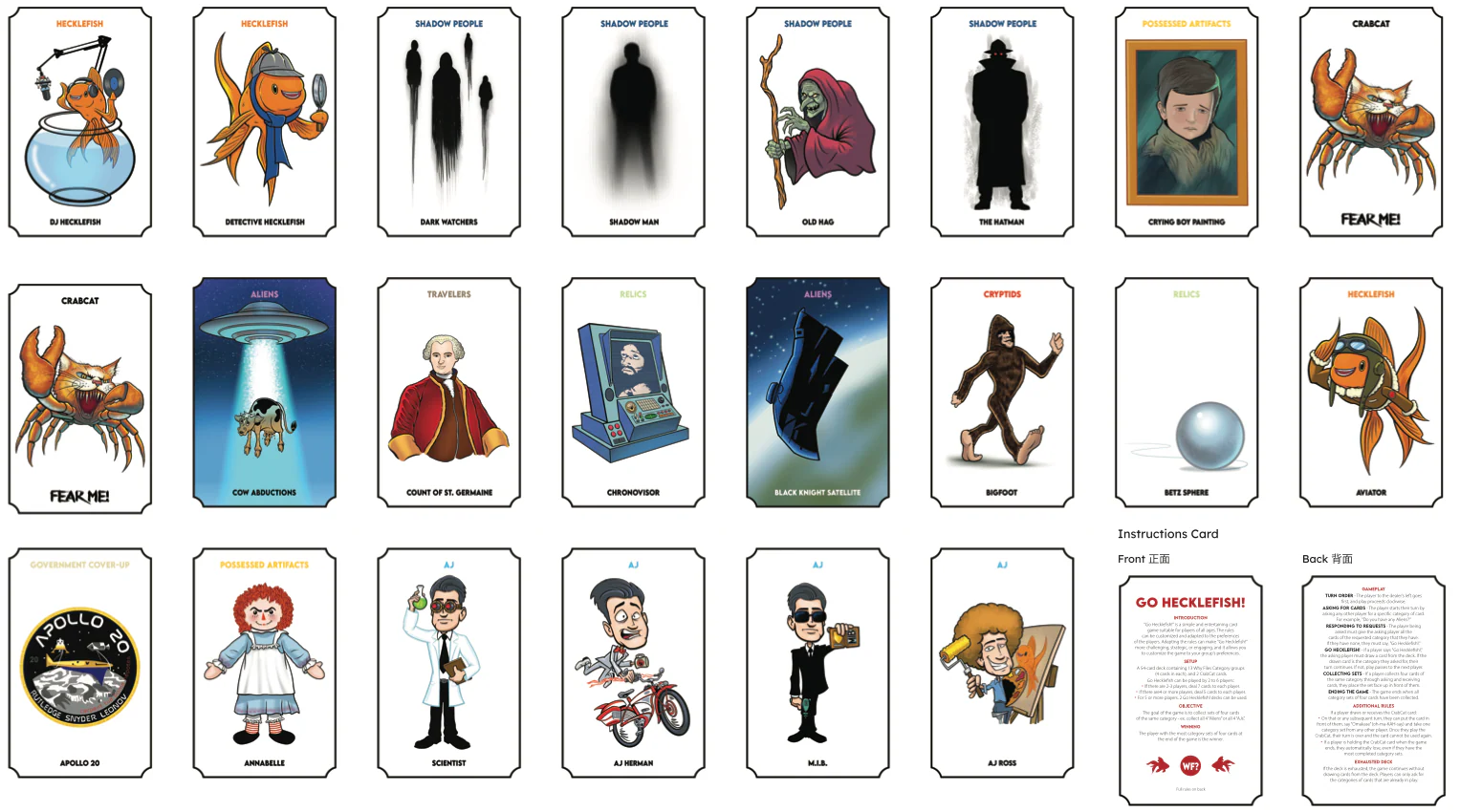 TWF Go Hecklefish Card Game - Image 4