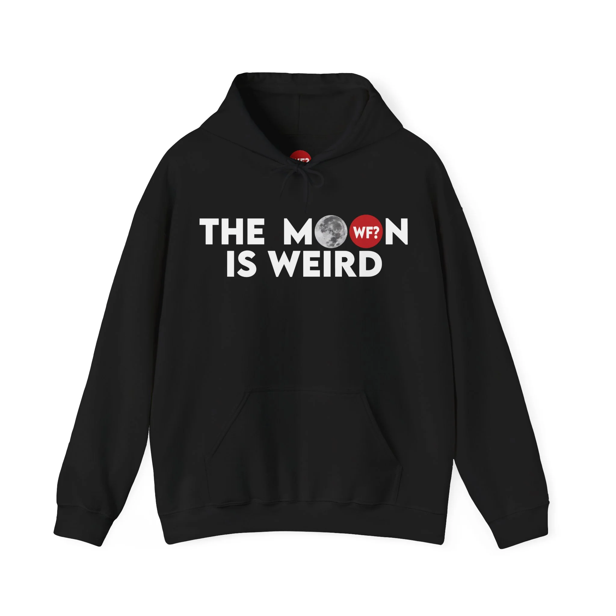 The Moon is Weird Pullover Hoodie - Image 3
