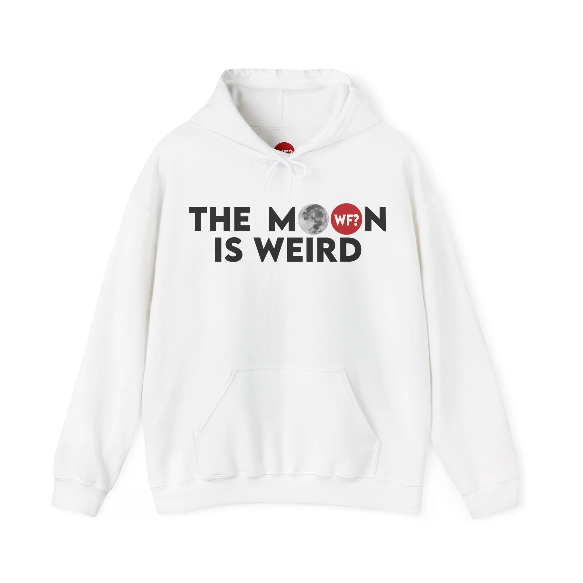 The Moon is Weird Pullover Hoodie - Image 4