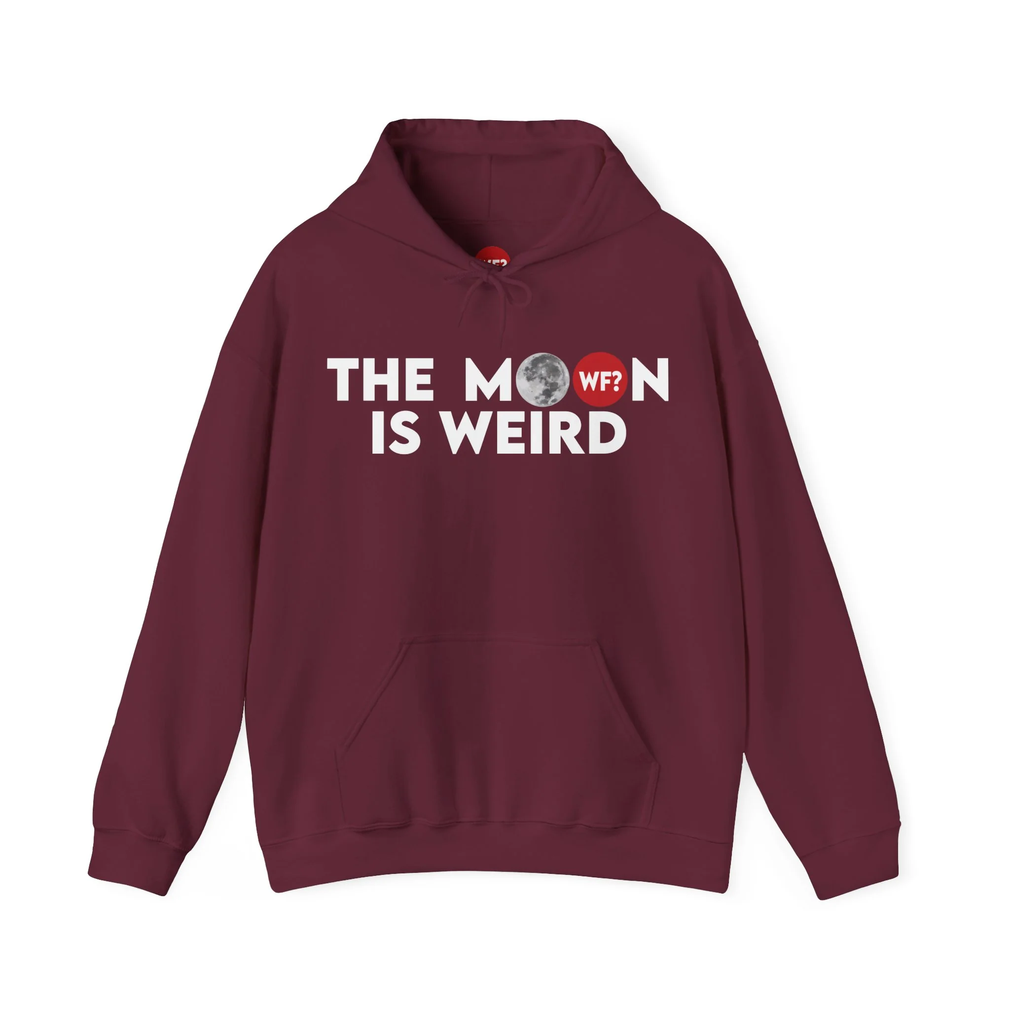 The Moon is Weird Pullover Hoodie - Image 6