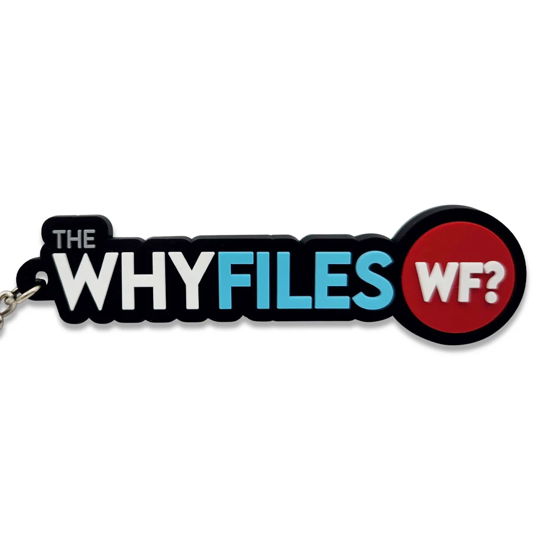 The Why Files Logo Keychain - Image 2