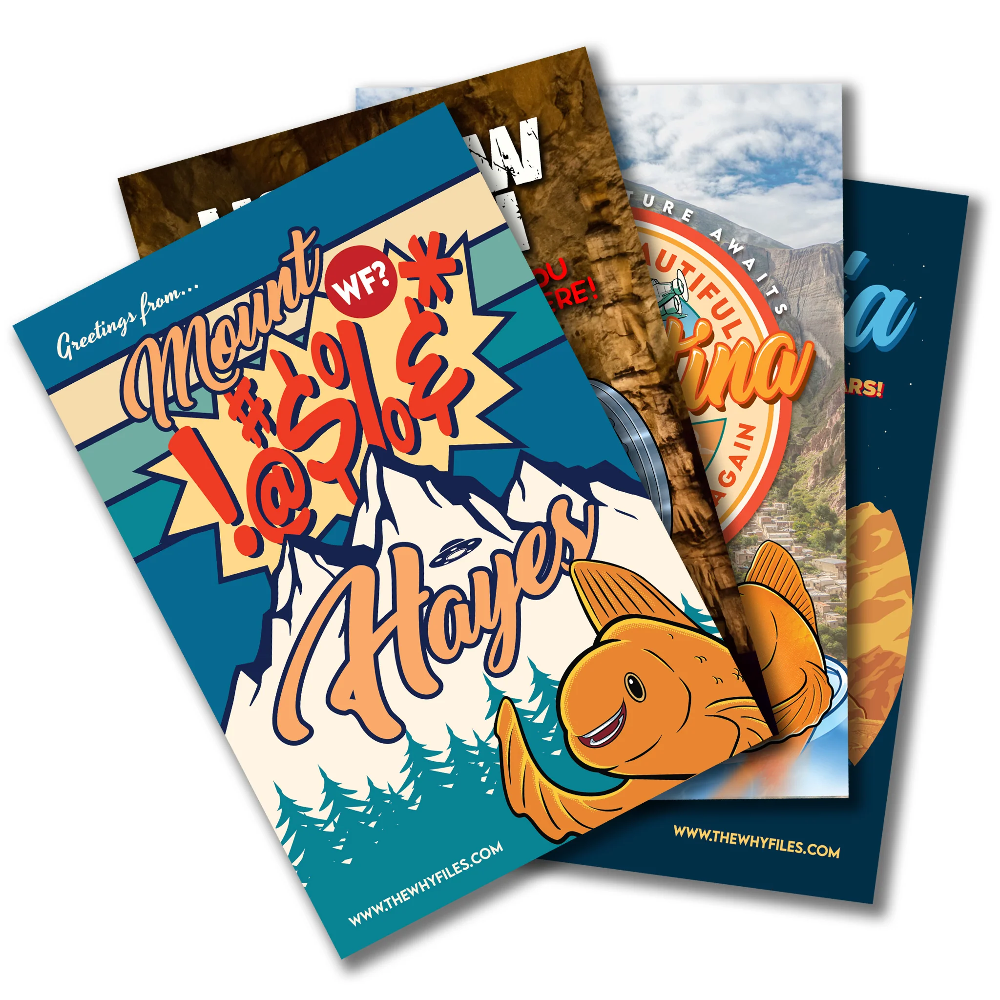 TWF & Hecklefish Travel Postcards - Image 3